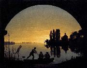 Karl friedrich schinkel The Banks of the Spree near Stralau oil painting picture wholesale